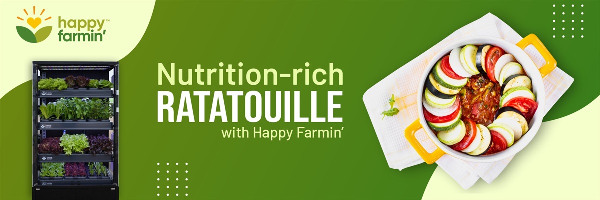 Nutrition-rich Ratatouille with Happy Farmin'